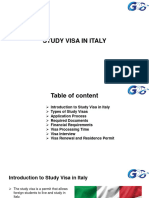 Study Visa in Italy