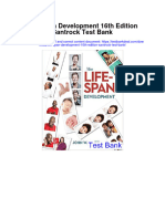 Life Span Development 16th Edition Santrock Test Bank Full Chapter PDF