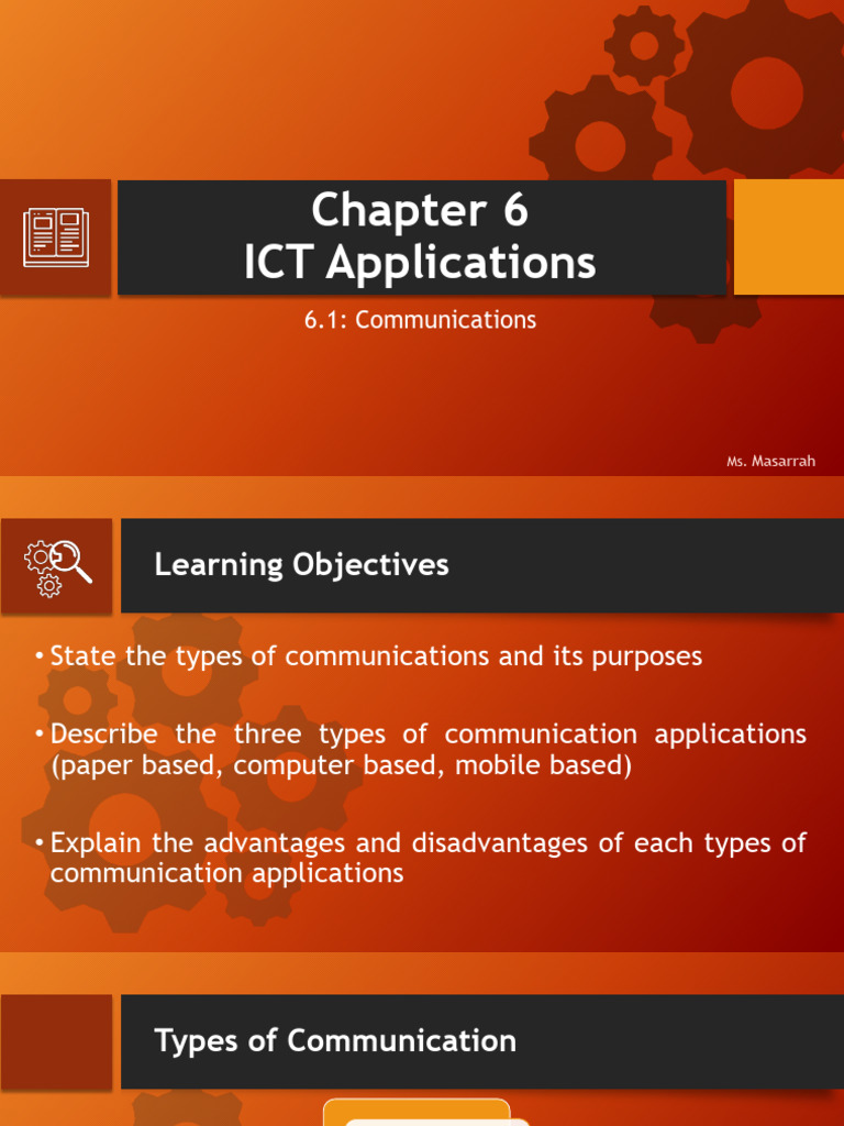 ICT Notes+Chapter+6.1+Communications | PDF | Internet | Mass Media