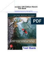 Entrepreneurship 10th Edition Hisrich Test Bank Full Chapter PDF