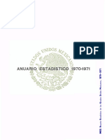 Anuario Estadístico de Los Mexicanos 1970-1971