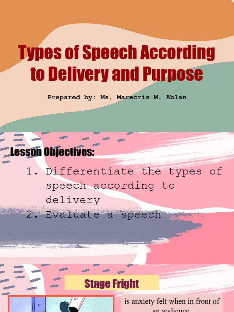 types-of-speech-according-to-delivery-and-purpose-pdf