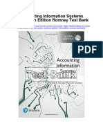 Accounting Information Systems Global 14th Edition Romney Test Bank Full Chapter PDF