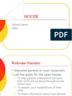 Open House Template