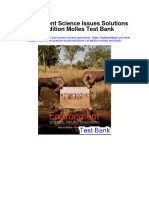 Environment Science Issues Solutions 1st Edition Molles Test Bank Full Chapter PDF
