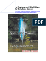 Living in The Environment 19th Edition Miller Solutions Manual Full Chapter PDF