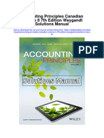 Accounting Principles Canadian Volume II 7th Edition Weygandt Solutions Manual Full Chapter PDF