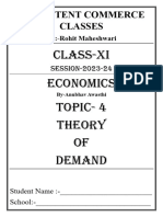 4 - Theory of Demand