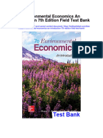 Environmental Economics An Introduction 7th Edition Field Test Bank Full Chapter PDF