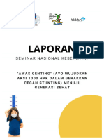 Laporan Kegiatan Seminar Nasional