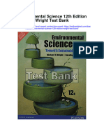 Environmental Science 12th Edition Wright Test Bank Full Chapter PDF