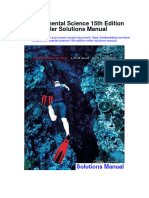 Environmental Science 15th Edition Miller Solutions Manual Full Chapter PDF