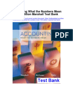 Accounting What The Numbers Mean 10th Edition Marshall Test Bank Full Chapter PDF