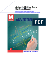 M Advertising 2nd Edition Arens Solutions Manual Full Chapter PDF