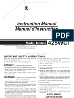 EuroPro 425WC Sewing Machine Instruction Manual