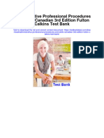 Administrative Professional Procedures and Skills Canadian 3rd Edition Fulton Calkins Test Bank Full Chapter PDF