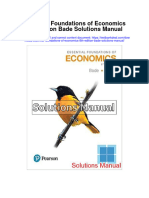 Essential Foundations of Economics 8th Edition Bade Solutions Manual Full Chapter PDF