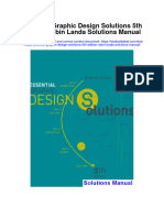 Download Essential Graphic Design Solutions 5th Edition Robin Landa Solutions Manual full chapter pdf
