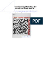 CDN Ed Contemporary Marketing 3rd Edition Boone Solutions Manual Full Chapter PDF