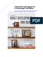 Adult Development and Aging 7th Edition Cavanaugh Test Bank Full Chapter PDF
