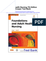 Download Adult Health Nursing 7th Edition Cooper Test Bank full chapter pdf