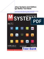 M Information Systems 2nd Edition Paige Baltza Test Bank Full Chapter PDF