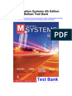 M Information Systems 4th Edition Baltzan Test Bank Full Chapter PDF