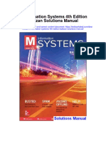 M Information Systems 4th Edition Baltzan Solutions Manual Full Chapter PDF