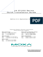 Moxa Remote I o Iologik E1214 Installation Guide