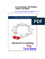 Advanced Accounting 12th Edition Hoyle Test Bank Full Chapter PDF
