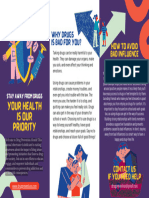 Drugs Prevention and Education Brochure