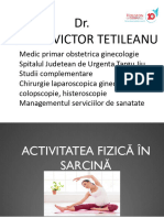 Adrian Victor Tetileanu Activitatea Fizică În Sarcină