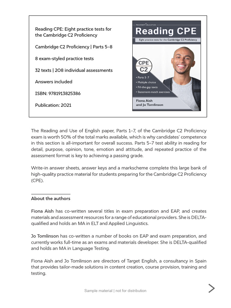 C2 Proficiency Reading Practice Tests | PDF | Science