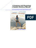 Essentials of Anatomy and Physiology 1st Edition Saladin Solutions Manual Full Chapter PDF