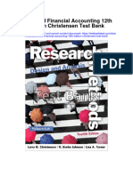 Advanced Financial Accounting 12th Edition Christensen Test Bank Full Chapter PDF