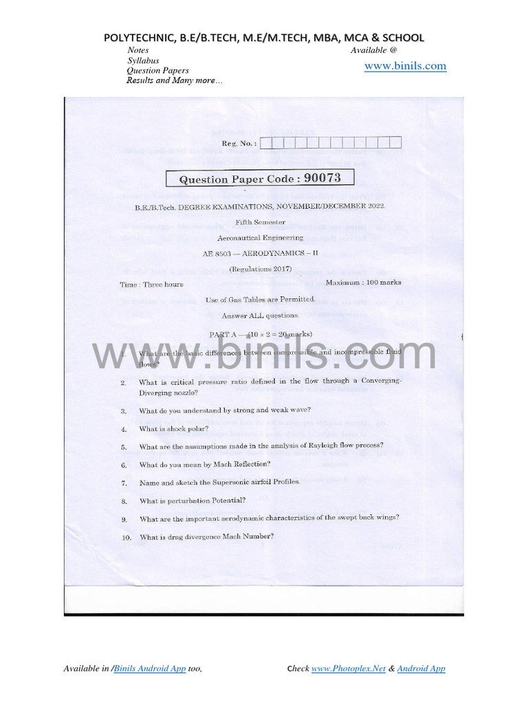 Anna University Environmental Studies Papers | PDF