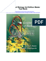 Essentials of Biology 3rd Edition Mader Test Bank Full Chapter PDF