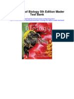 Essentials of Biology 5th Edition Mader Test Bank Full Chapter PDF