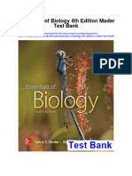 Essentials of Biology 4th Edition Mader Test Bank Full Chapter PDF