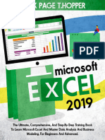 MICROSOFT EXCEL 2019 The Ultimate, Comprehensive, and Step-By-Step Training Book To Learn Microsoft Excel and Master Data Analysis and Business Modeling, For Beginners and Advanced.