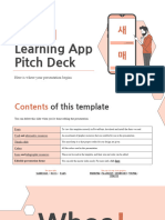 Hangul Learning App Pitch Deck by Slidesgo