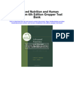 Advanced Nutrition and Human Metabolism 6th Edition Gropper Test Bank Full Chapter PDF
