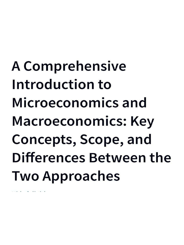 K L Meaning Economics