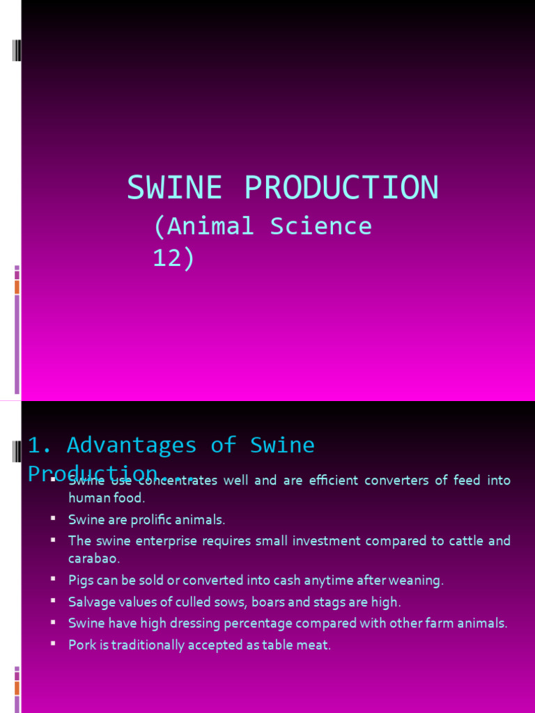 Swine Pregnancy Length
