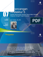 Pertemuan-07 Konsep Perancangan Sirkulasi Dan Zonasi