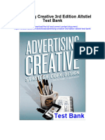 Advertising Creative 3rd Edition Altstiel Test Bank Full Chapter PDF