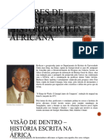 Olhares de Dentro - Historiografia Africana