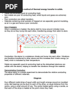 Conduction Notes For Secondary School