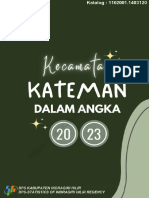 Kecamatan Kateman Dalam Angka 2023