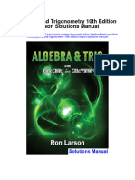Algebra and Trigonometry 10th Edition Larson Solutions Manual Full Chapter PDF